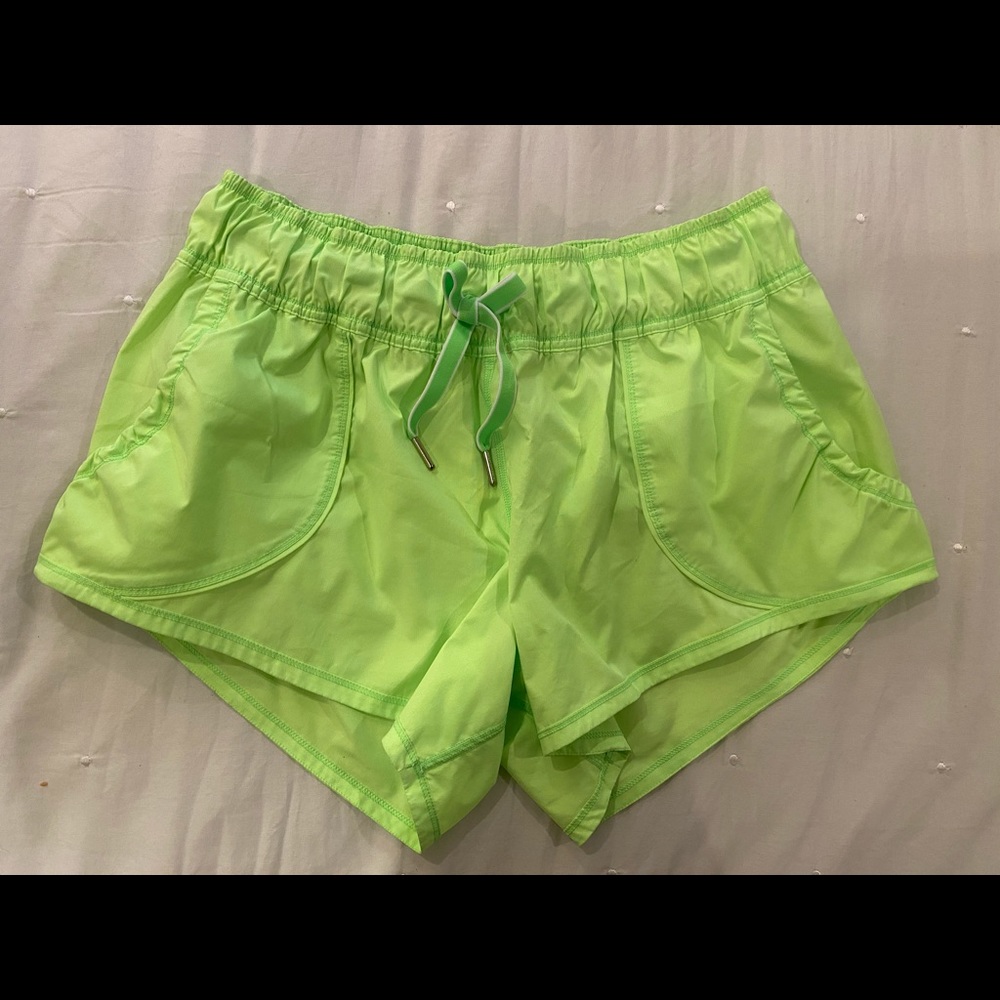 Lululemon Athletica Lime Green Shorts 12